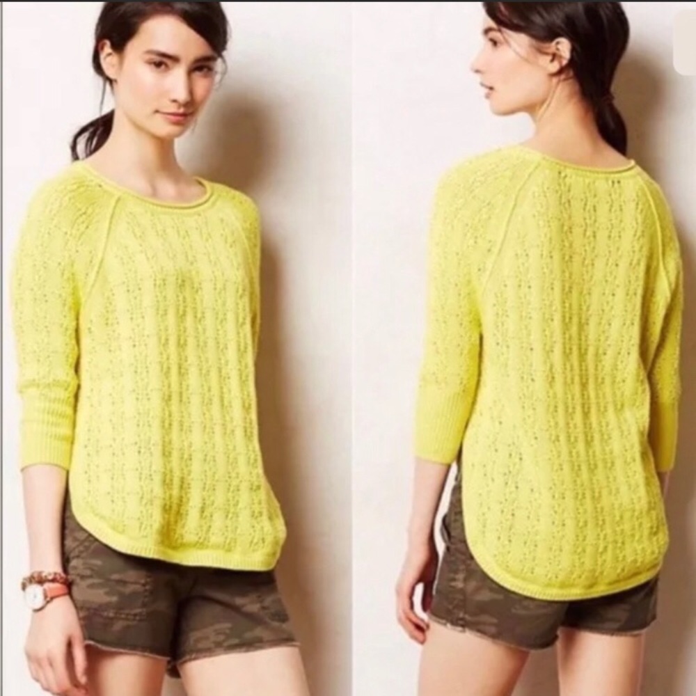 Anthropologie | Sparrow 3/4 sleeve sweater
